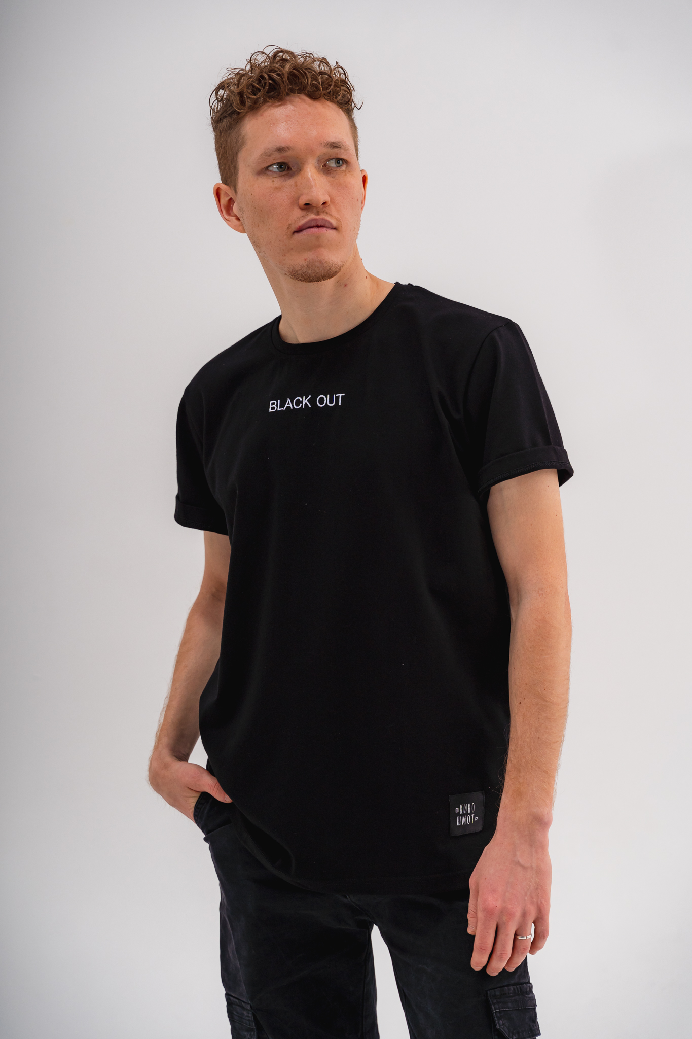 Футболка "Black Out" черная L в магазине RentaPhoto.Store